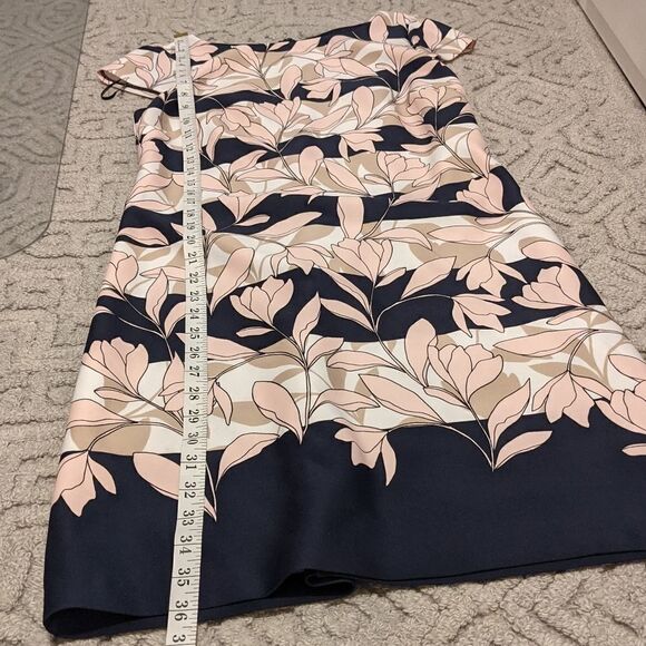 Nwot VINCE CAMUTO Floral formal dress pink Navy blue size 6 @Y - Picture 7 of 7